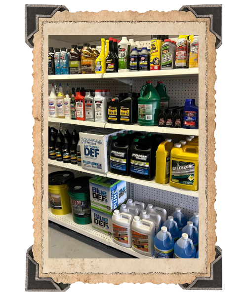 shelves full of general automotive supplies 